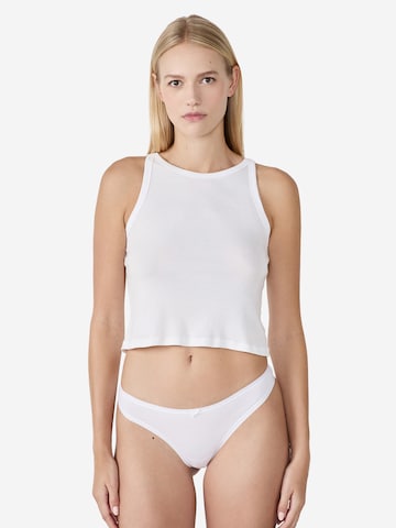 ETAM String 'Jack' in Weiß: Vorderseite