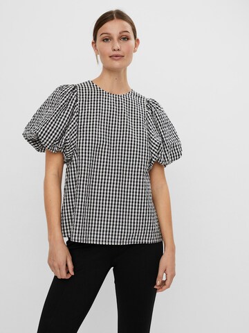 Aware Blouse 'Oline' in Wit: voorkant