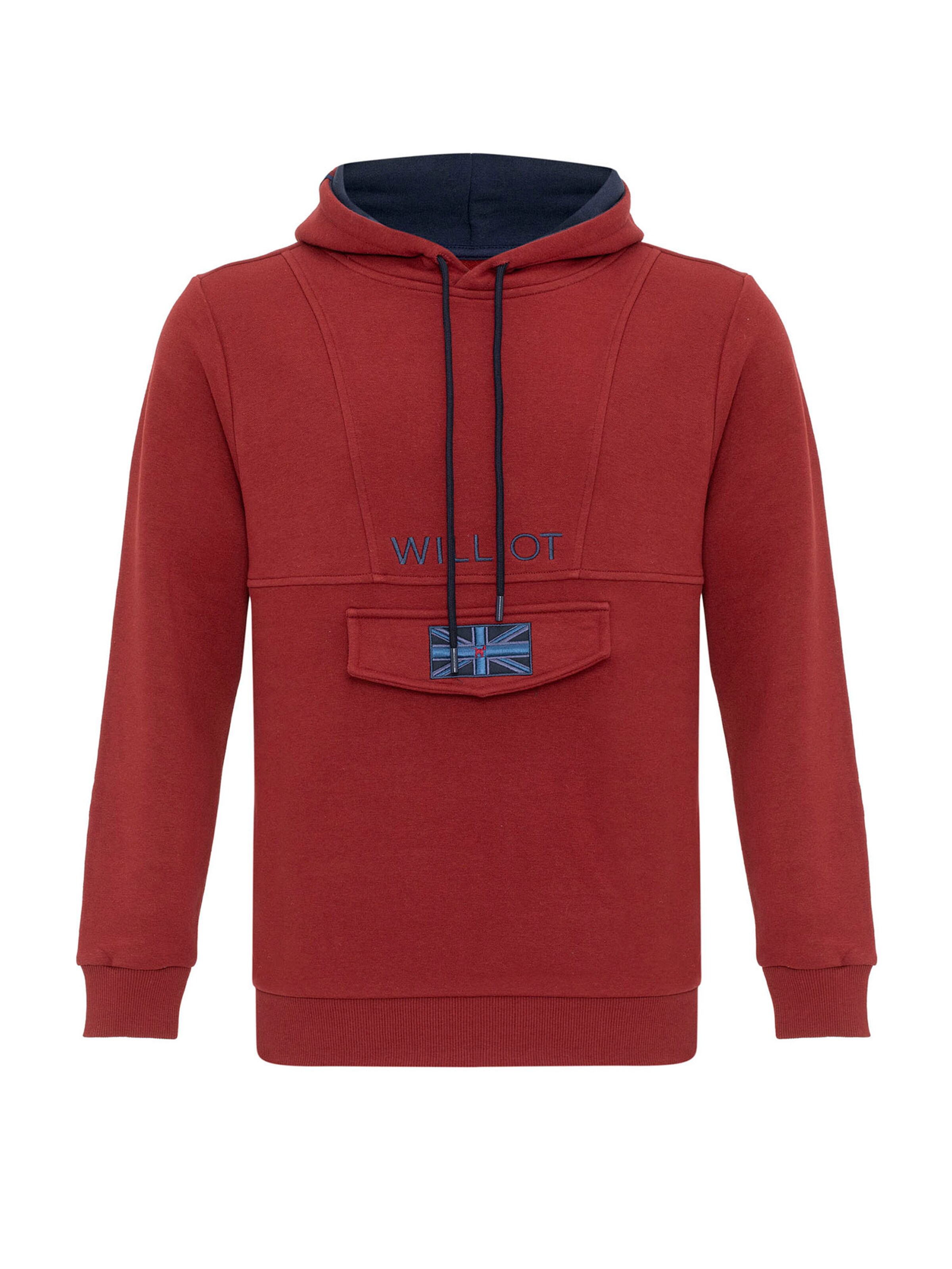 Williot Μπλούζα φούτερ σε κόκκινο: μπροστά