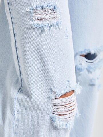 IT'S BASIC Regular Jeans 'Straight High Rise Jeans' in Blauw