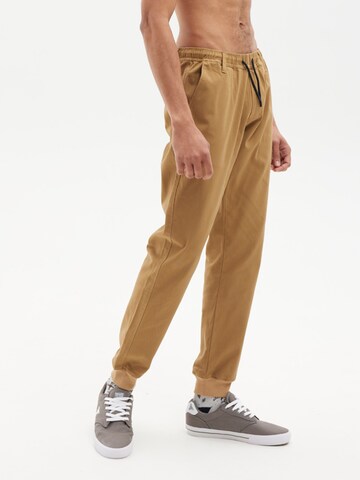 hydroponic - Tapered Pantalón 'Hydroponic Frontier Regular-Fit Jogger Trousers' en marrón