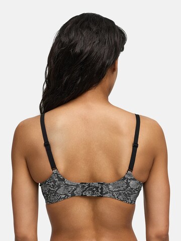 cfab - Push-up Soutien 'Comfort Push-Up BH' em cinzento