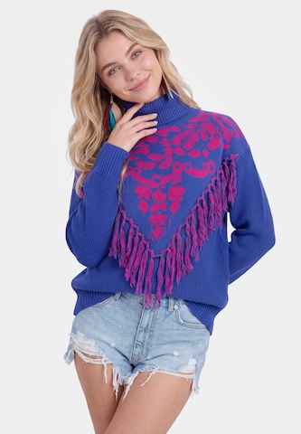 IZIA - Jersey en azul: frente