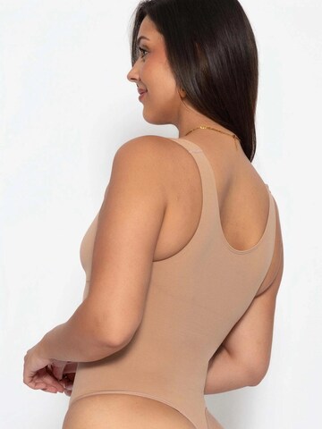 SASSYCLASSY Shaping Bodysuit in Beige