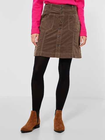 STREET ONE Skirt in Brown: front