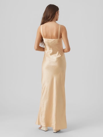 VERO MODA Evening Dress 'MATHILDE' in Beige