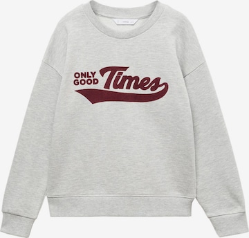 Sweat MANGO KIDS en gris : devant