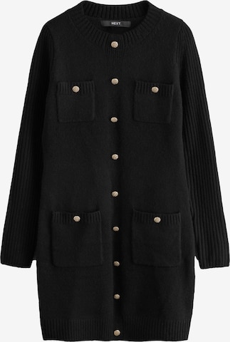 Next Gebreide jurk in Zwart: voorkant