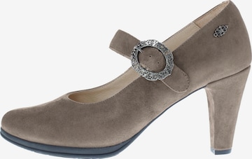 XAVER LUIS Schuhmanufaktur Pumps 'Sarah' in Grey: front
