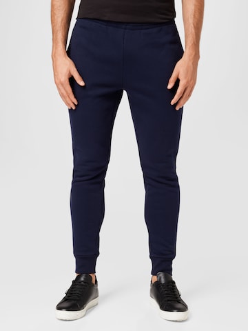 Coupe slim Pantalon LACOSTE en bleu : devant