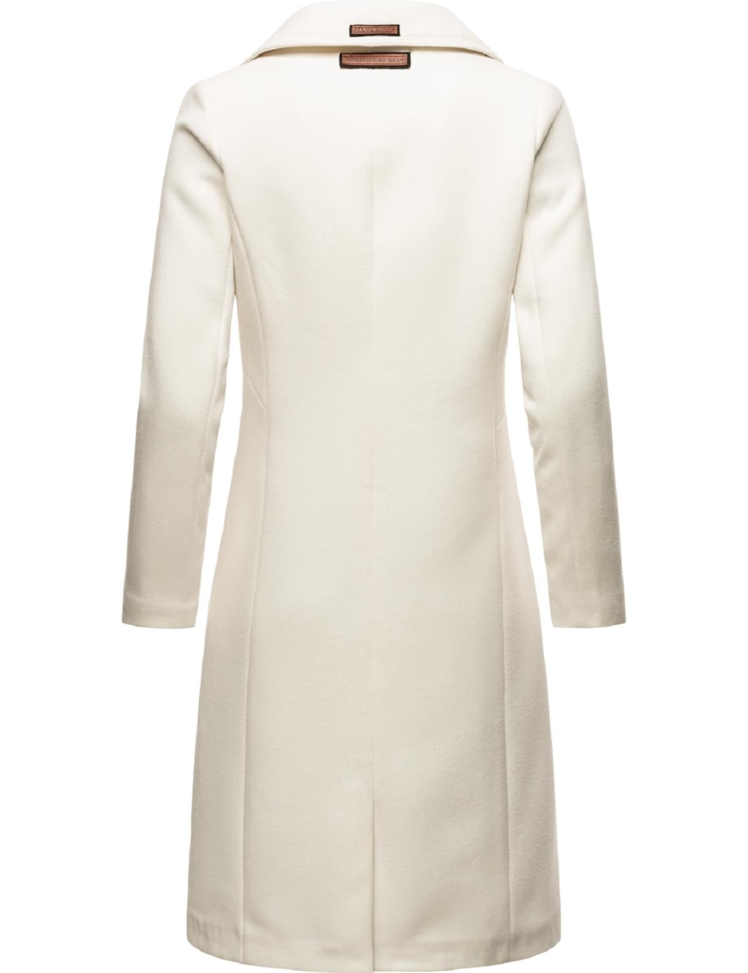 NAVAHOO Демисезонное пальто 'Wooly' в Белый