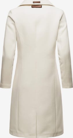 NAVAHOO Between-Seasons Coat 'Wooly' in White