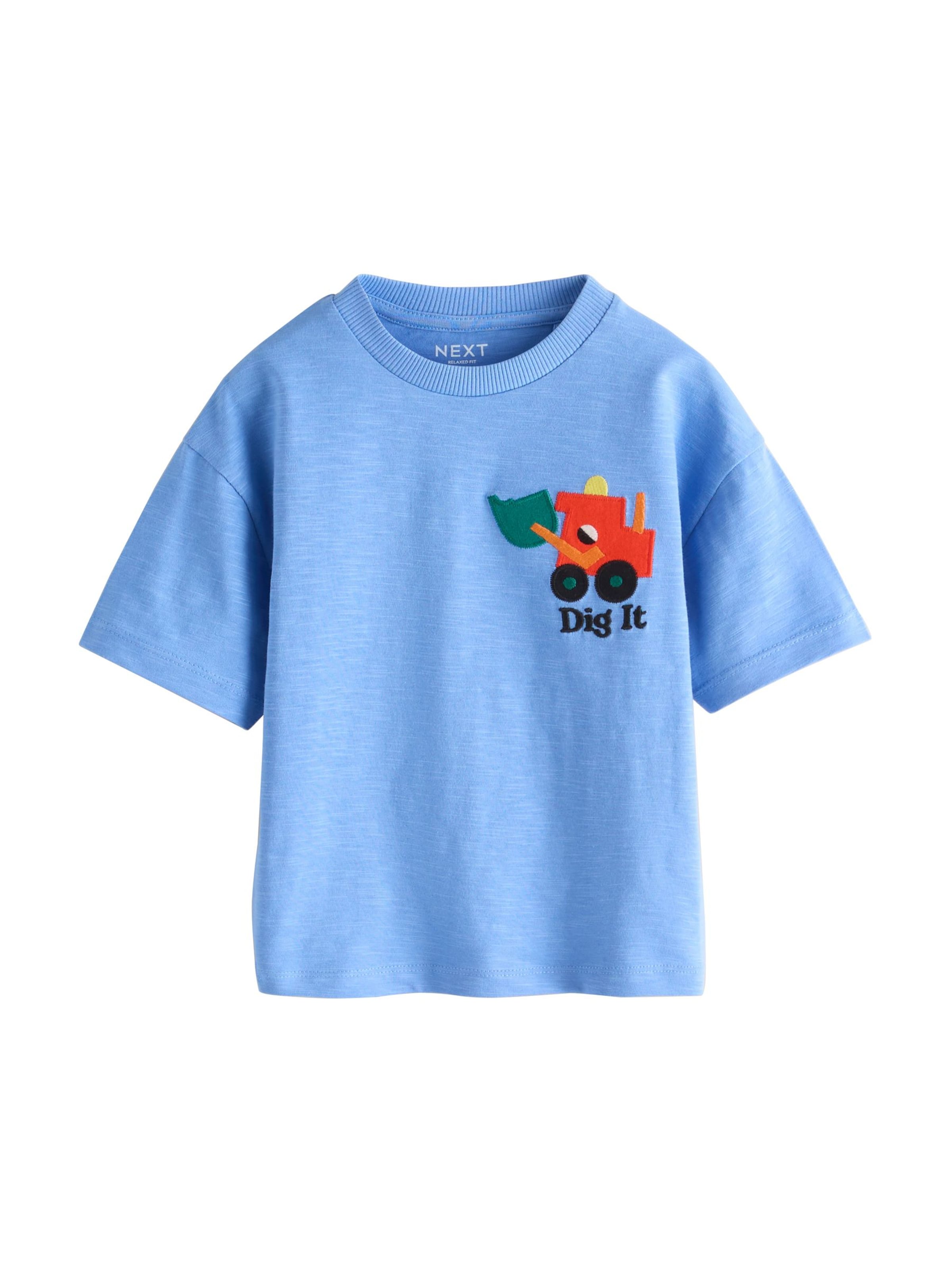 T-Shirt Next en bleu