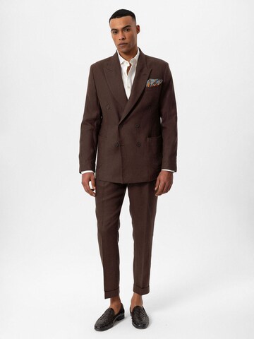 Antioch Regular fit Business-colbert in Bruin