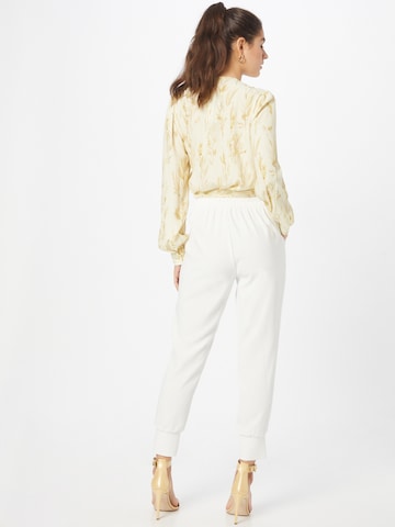 Karo Kauer - Tapered Pantalón 'Lea' en blanco