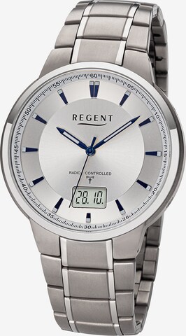 REGENT Analog Watch in Silver: front