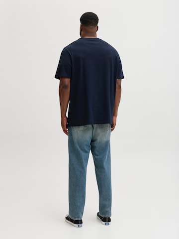 Jack & Jones Plus Shirt 'JJMAKO' in Blue