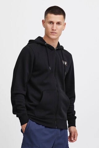 BLEND Zip-Up Hoodie 'Kaylon' in Black: front