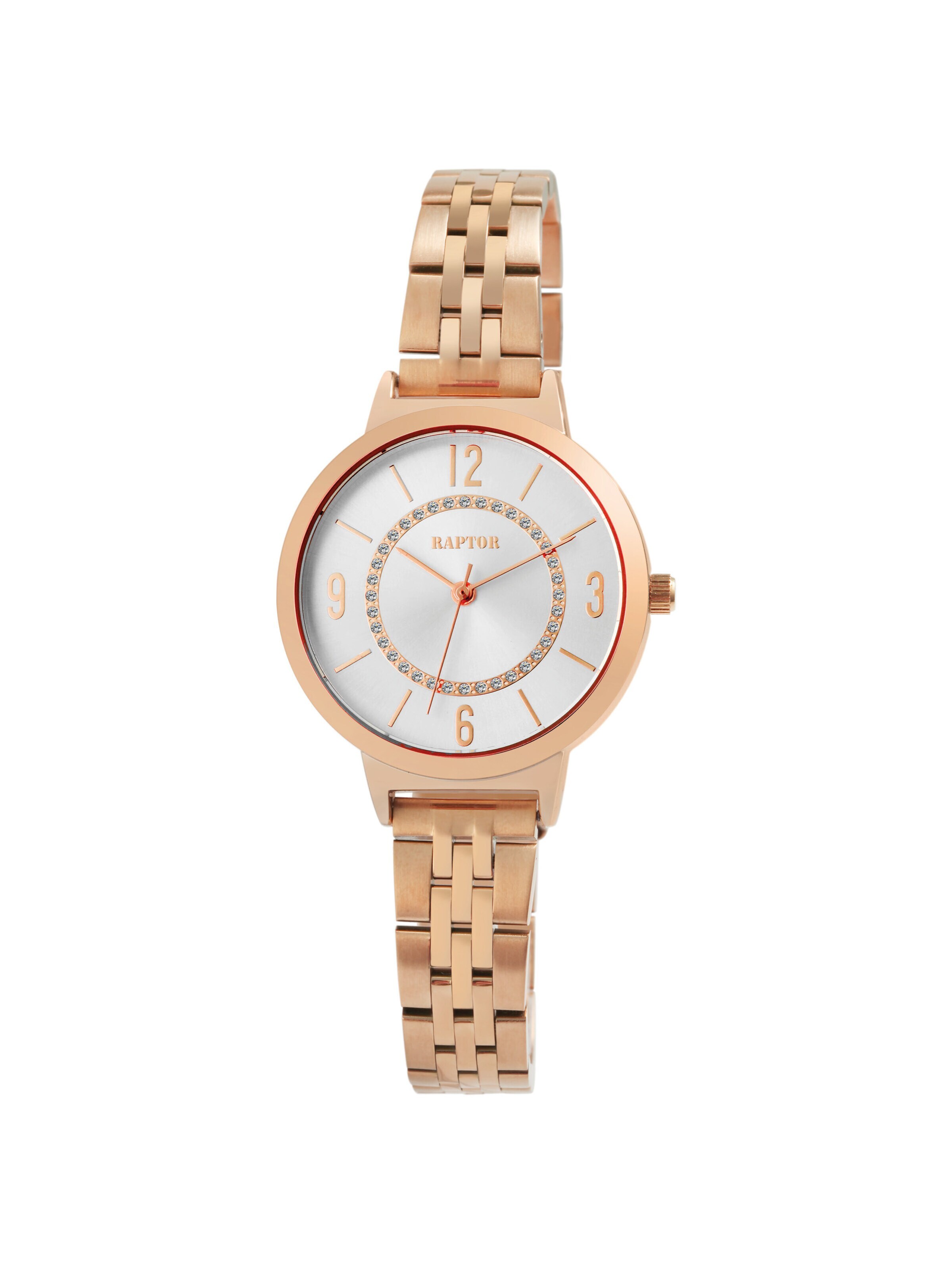 Raptor Analog Watch 'Sara 3 ATM' in Gold