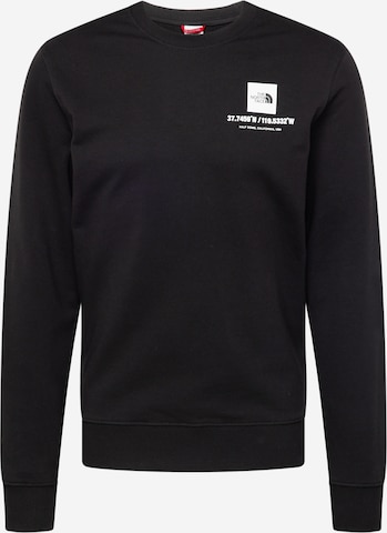 THE NORTH FACE Sweatshirt 'COORDINATES' in Black: front