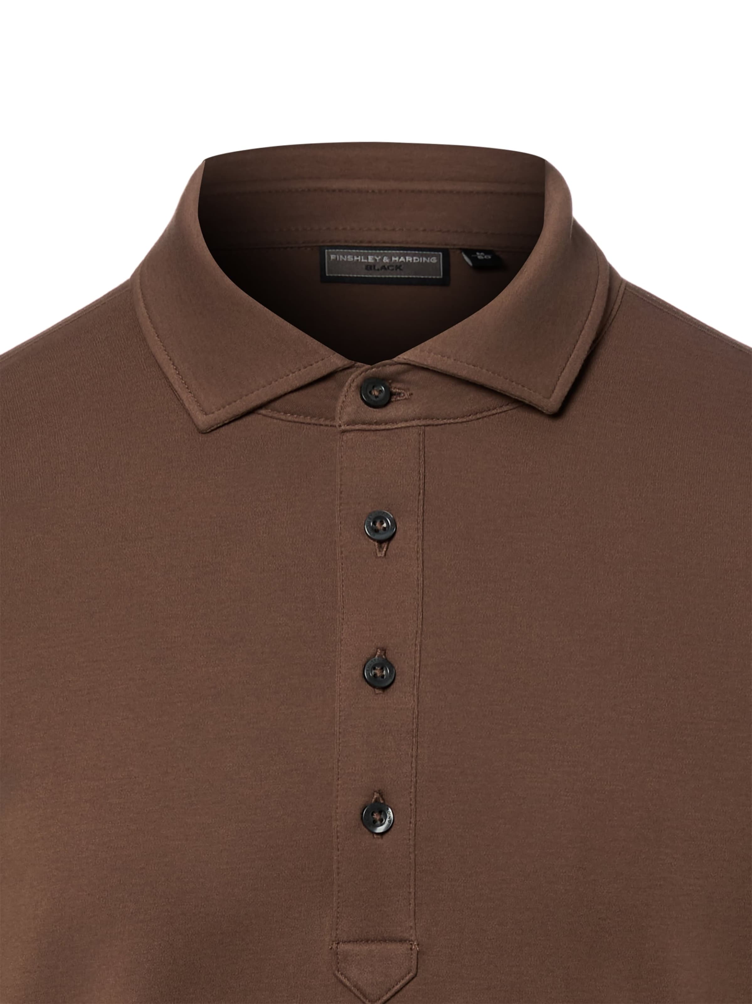 T-Shirt Finshley & Harding en marron