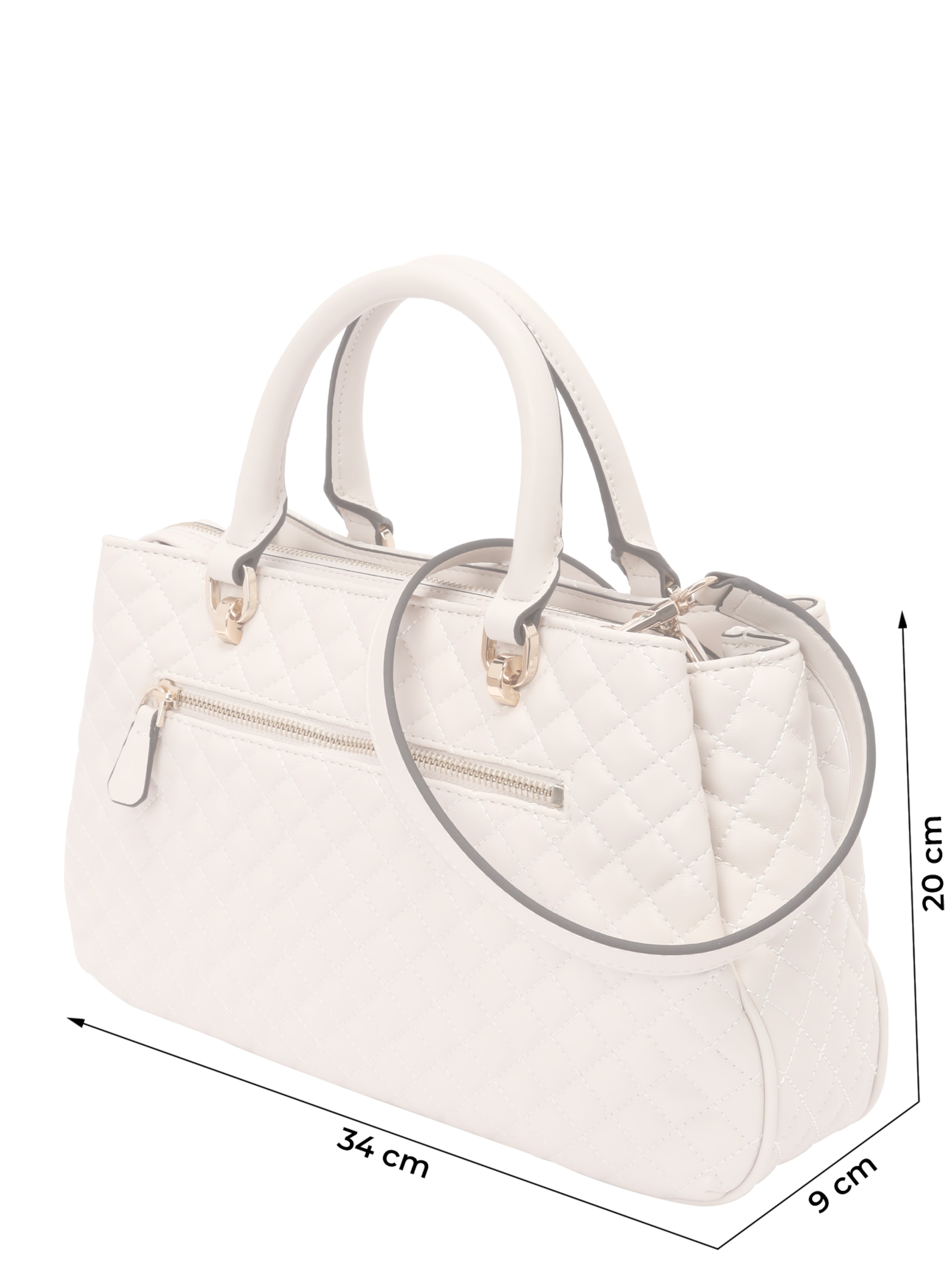 GUESS Handtasche 'RIANEE' in Grau