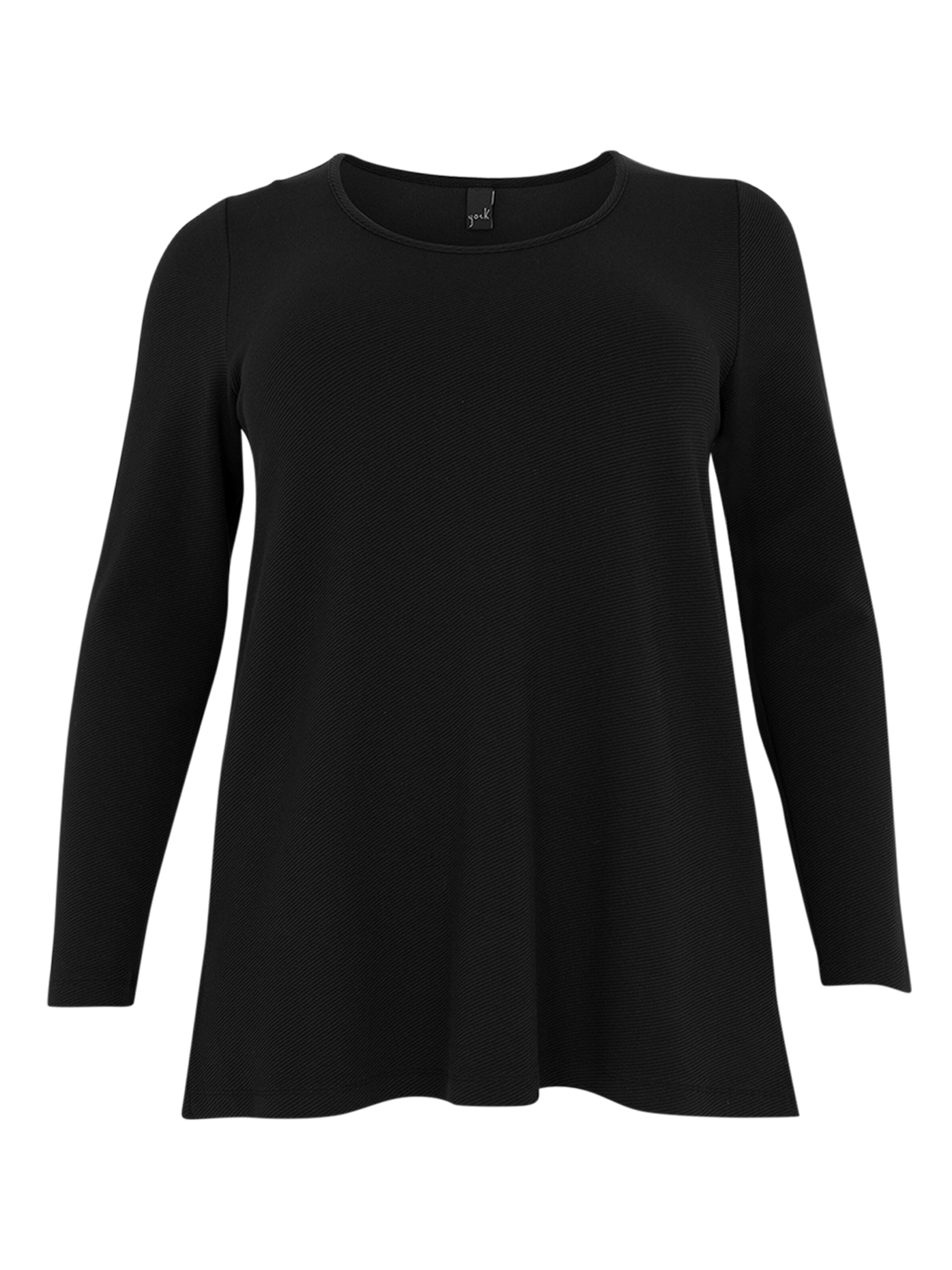 YOEK Shirt in Black: front