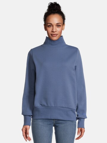 Sweat-shirt 'SCHANTERN' salzhaut en bleu : devant