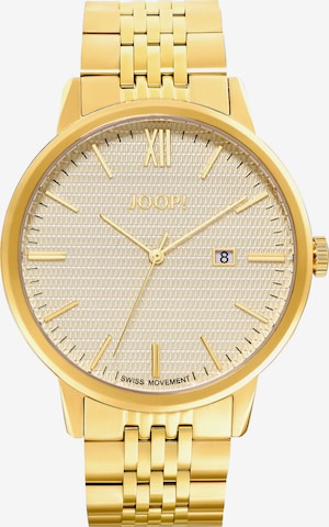 JOOP! Analog Watch 'Ronda 705' in Gold: front