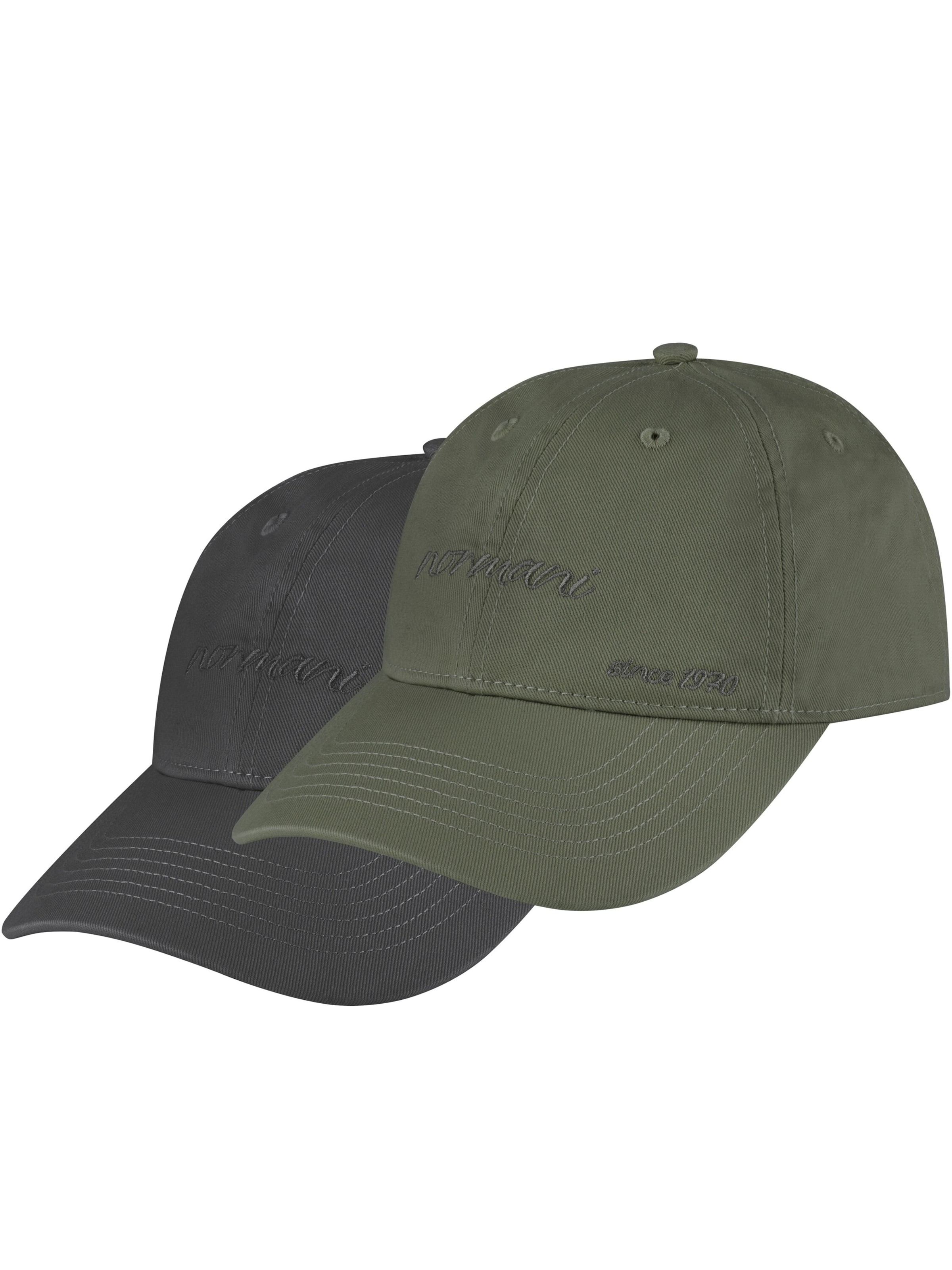 normani Sportcap 'Capul' in Grau: Vorderseite