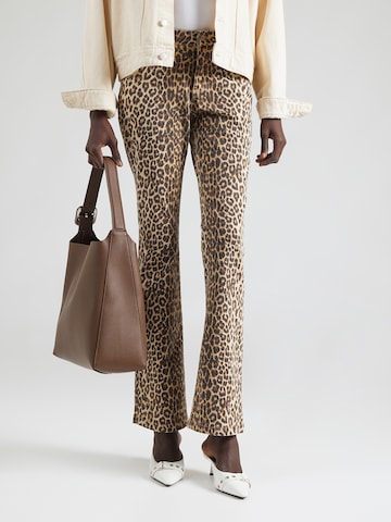 ONLY Разкроени Дънки в бежово: отпред