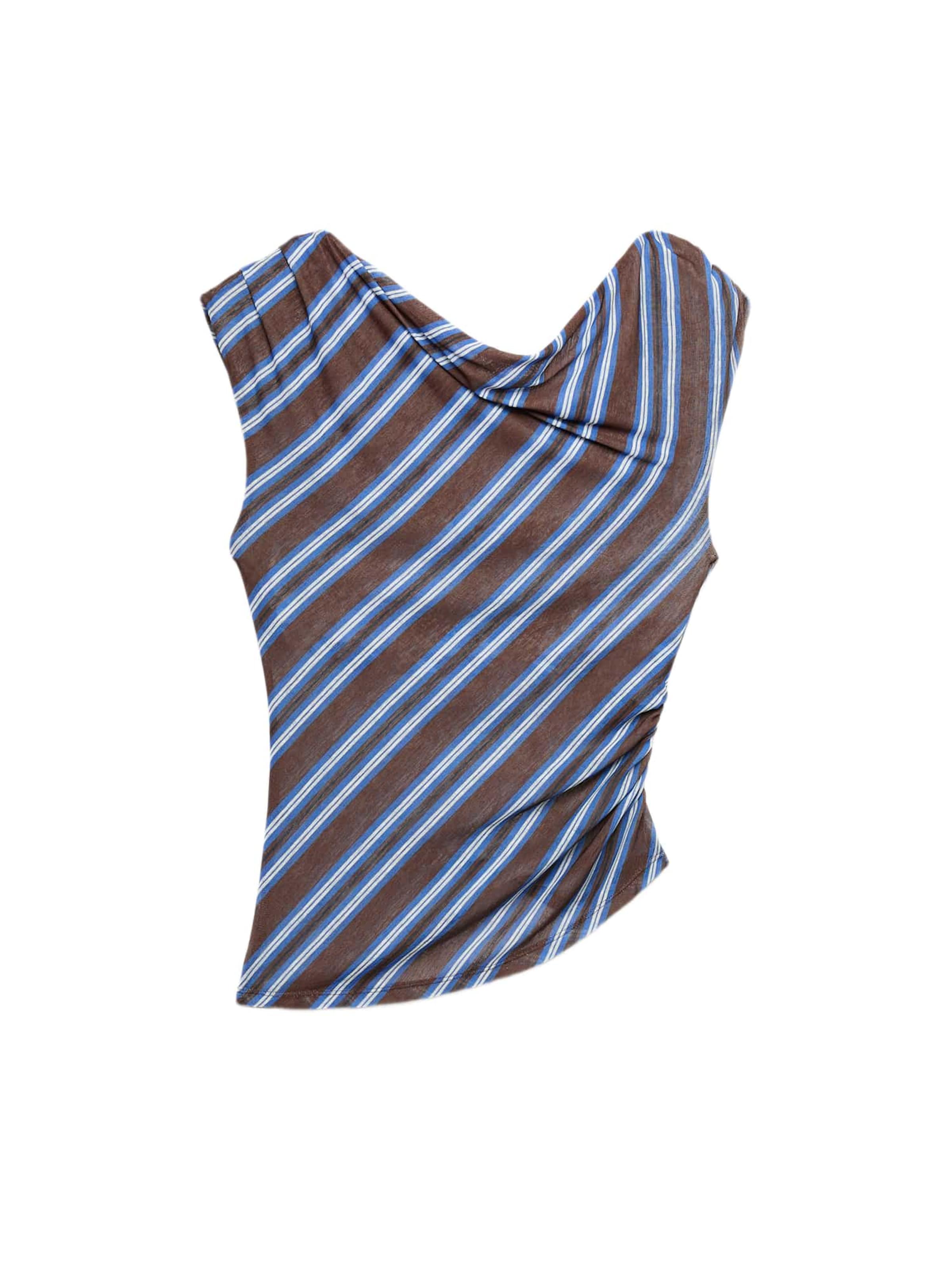 Marks & Spencer Shirt in Bruin: voorkant