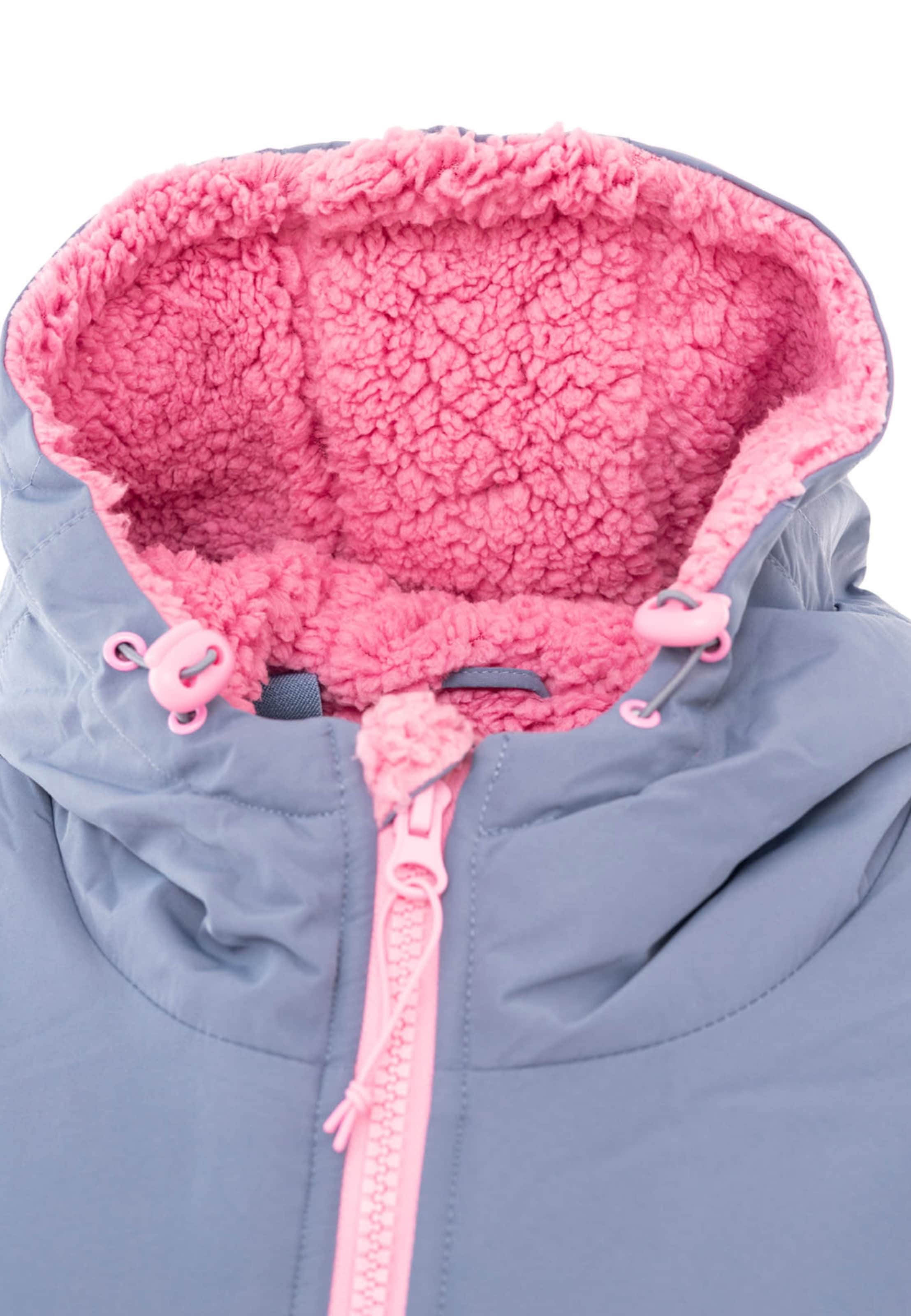 Zwillingsherz Wintermantel in Blauw: voorkant