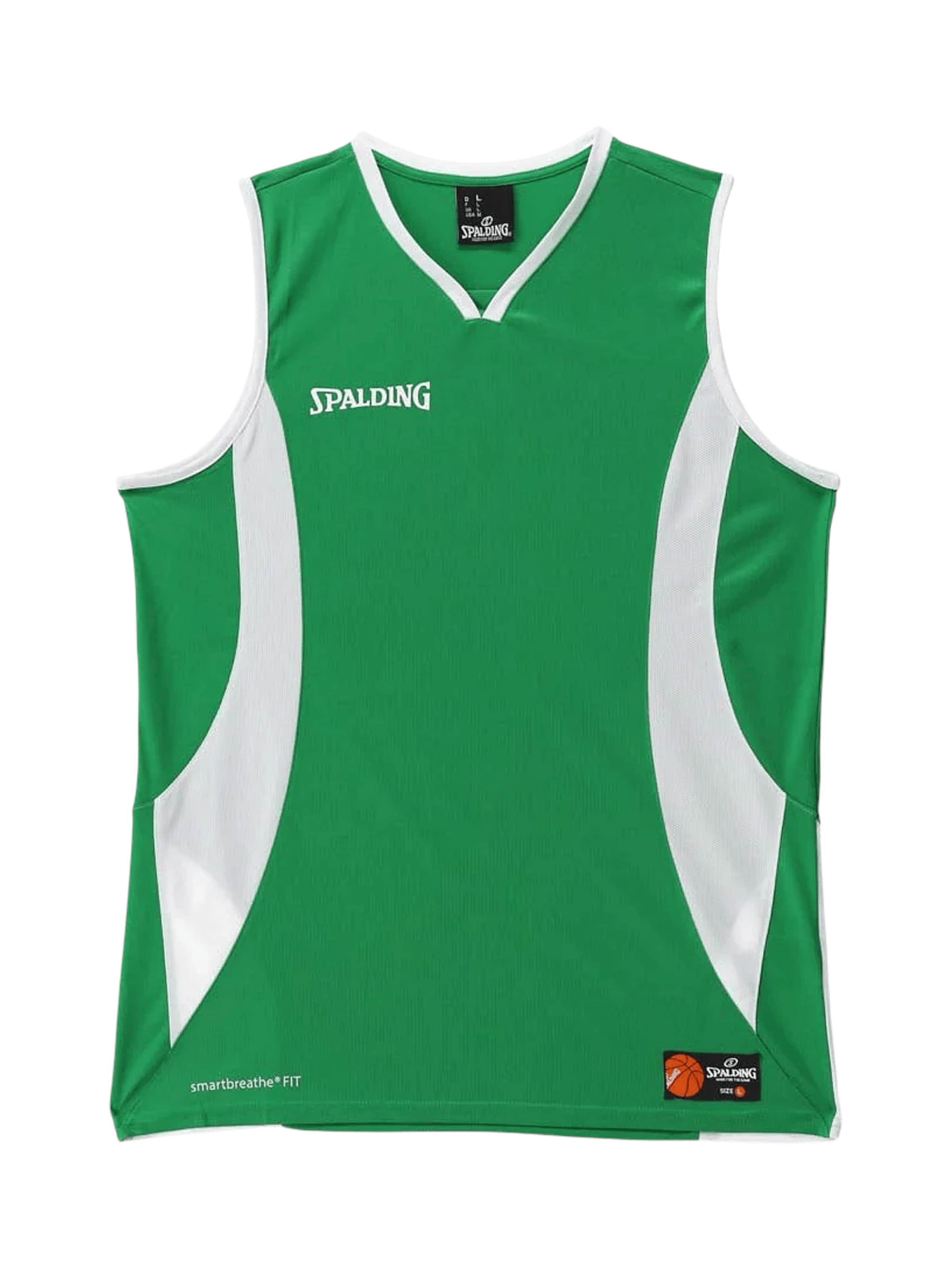Sport top 'Jam' de la SPALDING pe verde: față
