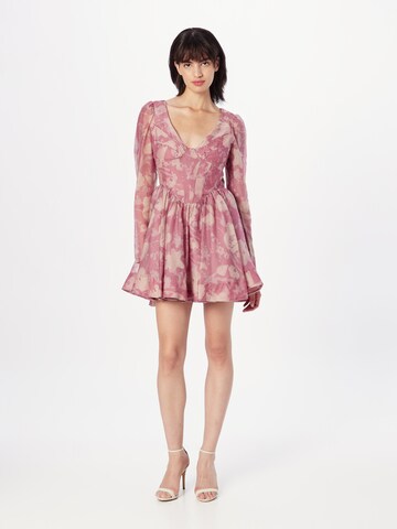 Bardot Cocktail Dress 'CARMEN' in Pink: front