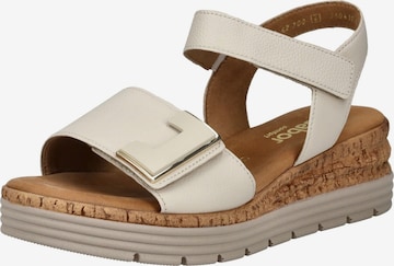 GABOR - Sandália em bege: frente