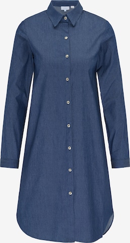 usha BLUE LABEL - Vestido camisero en azul: frente