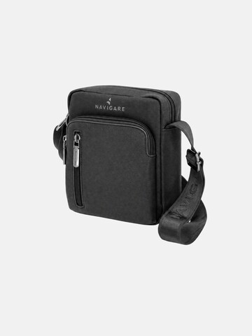 Borsa a tracolla 'Borsa a Tracolla Uomo Navigare - Poliestere Chiusura Zip' di Navigare in nero