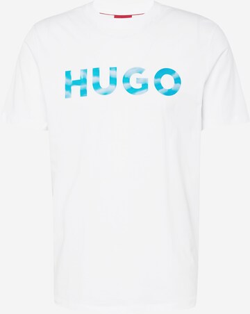 Tricou 'Dulivio' de la HUGO pe alb: față