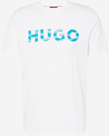 HUGO Red - Camiseta 'Dulivio' en blanco: frente