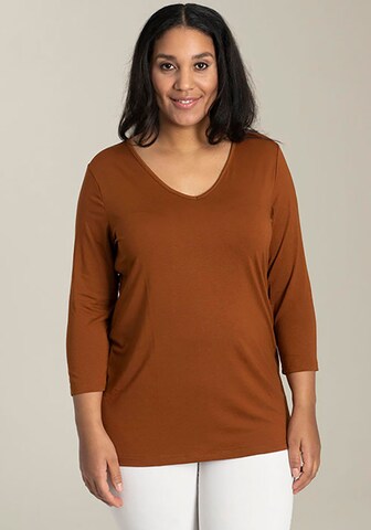 SANDGAARD Shirt in Braun: Vorderseite