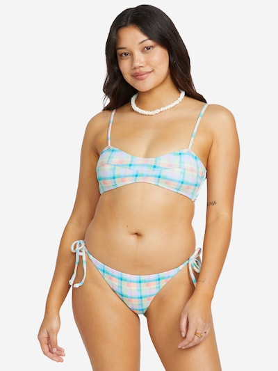 BILLABONG Bikinibroek 'Check The Waves' in de kleur Lichtblauw / Pastelgroen / Pastellila / Abrikoos, Productweergave