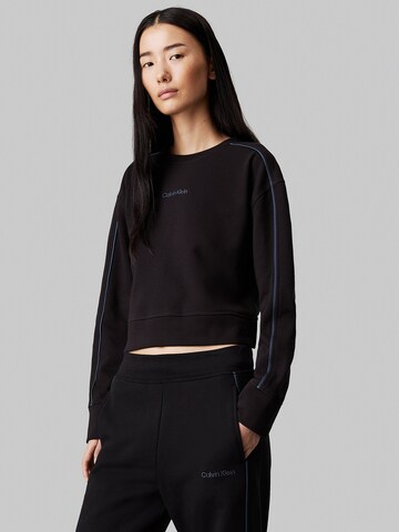 Calvin Klein Sweatshirt in Zwart: voorkant