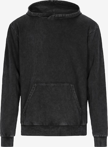 TUFFSKULL - Sudadera en negro: frente