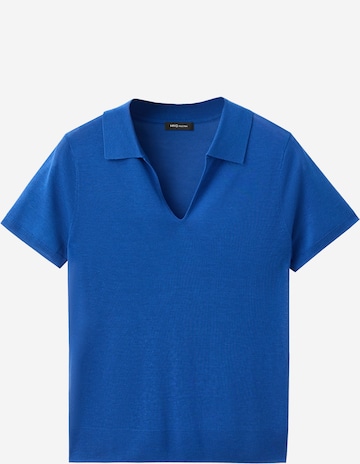 Pulover 'LUXON' de la MANGO pe albastru: față