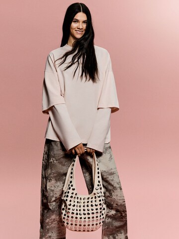 Borsa a mano di Bershka in beige