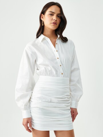 BWLDR Dress 'BALI' in White: front