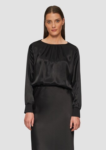 Chemisier s.Oliver BLACK LABEL en noir : devant