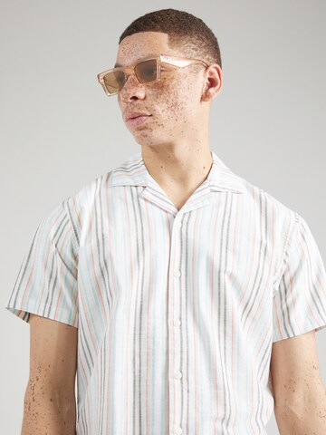 BLEND Regular fit Button Up Shirt in White