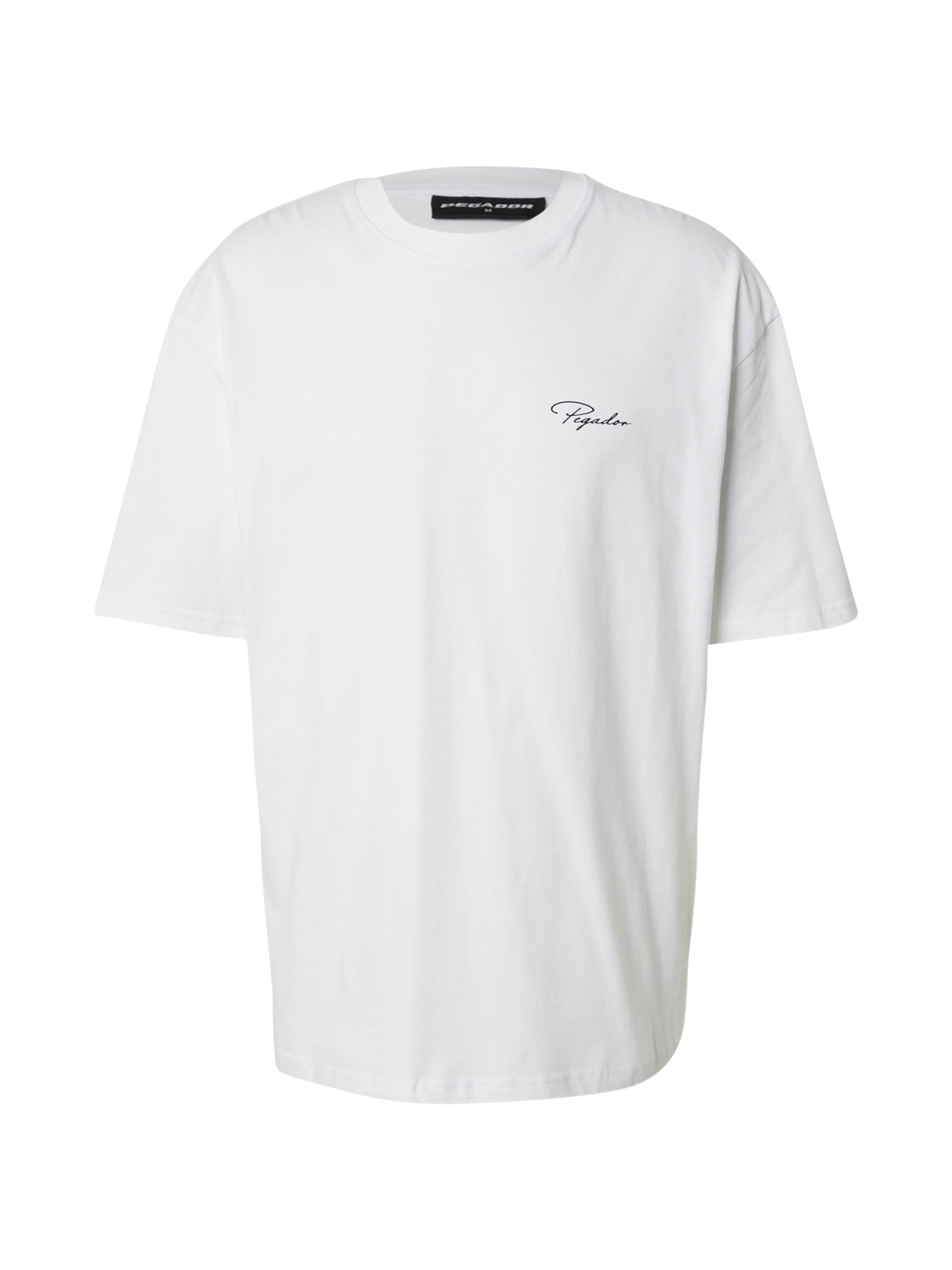 Pegador T-shirt 'Pike' i vit: framsida